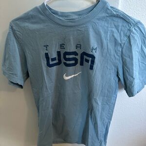 Nike Team USA Light Blue Short Sleeve Tee
